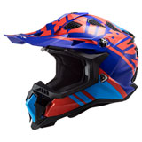 LS2 Subverter Evo Helmet Gammax - Red/Blue