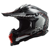 LS2 Subverter Arched Evo Helmet Black/Red/White