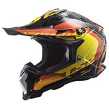 LS2 Subverter Arched Evo Helmet Black/Yellow/Orange