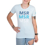 MSR™ Women’s Lines T-Shirt Light Blue