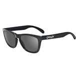 Oakley Frogskins Sunglasses Polished Black Frame/Grey Lens