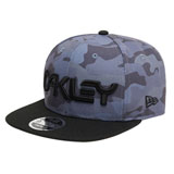 Oakley B1B Logo Snapback Hat Grey Camo