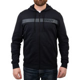 Oakley Straight Peak Zip-Up Hooded Sweatshirt Blackout