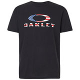 Oakley O Bark T-Shirt Black/American Flag