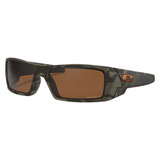 Oakley Gas Can Sunglasses Matte Olive Camo Frame/Prizm Tungsten Polarized Lens