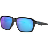 Oakley Parlay Sunglasses Steel Frame/Prizm Sapphire Polarized Lens