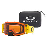 Oakley Front Line Goggle with Free Travel Pack Moto Yellow Frame/Prizm MX Bronze Lens