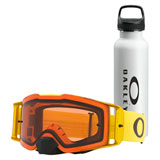 Oakley Front Line Goggle with Free Water Bottle Moto Yellow Frame/Prizm MX Bronze Lens