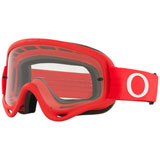 Oakley Youth XS O Frame Goggle Moto Red Frame/Clear Lens