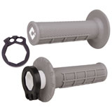 Odi V2 Half Waffle MX Lock-On Grips Grey - Soft Compound