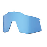 100% SpeedCraft Large Lens Sport Sunglasses Replacement Lens Blue Mirror