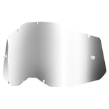 100% Accuri 2/Racecraft 2/Strata 2 Replacement Lens Silver Mirror