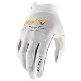 100% iTRACK Gloves White