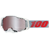 100% Armega Goggle X-Ray Frame/HiPer Silver Lens