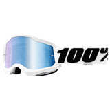 100% Strata 2 Goggle Everest Frame/Blue Mirror Lens
