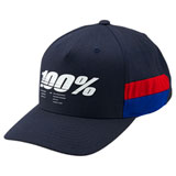 100% Loyal X-Fit Snapback Hat Navy