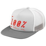 100% Transfer Snapback Trucker Hat Grey