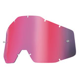 100% Accuri/Racecraft/Strata Replacement Lens Pink Mirror