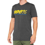 100% Argus Tech T-Shirt Charcoal Heather