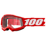 100% Youth Accuri 2 Goggle Red Frame/Clear Lens