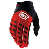 100% Airmatic Gloves Red/Black