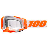 100% Racecraft 2 Goggle Orange Frame/Clear Lens