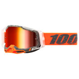 100% Racecraft 2 Goggle Schrute Frame/Red Mirror Lens