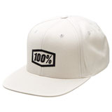 100% Corpo Snapback Hat Silver Grey