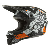 O'Neal Racing 3 Series Scarz Helmet Black/Grey/Orange