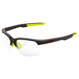 100% Sportcoupe Sunglasses Soft Tact Cool Grey Frame/Photochromic Lens