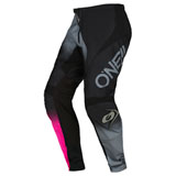 O'Neal Racing Girl's Youth Element Pants 2022 Black/Grey/Pink