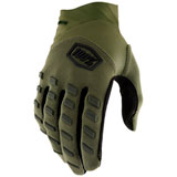 100% Airmatic Gloves Army Green