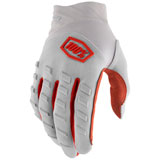 100% Airmatic Gloves Silver