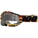 100% Accuri 2 Goggle Mission Frame/Clear Lens