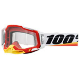 100% Racecraft 2 Goggle Arsham Red Frame/Clear Lens