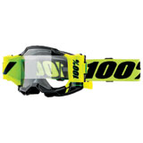 100% Accuri 2 Forecast Film System Goggle Neon Yellow Frame/Clear Lens