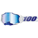 100% Armega Goggle Blue Frame/Blue Mirror Lens