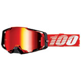 100% Armega Goggle Red Frame/Red Mirror Lens