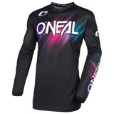 O'Neal Racing Women's Element Voltage Jersey Black/Multi