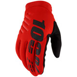100% Brisker Gloves Red