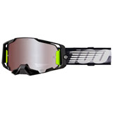 100% Armega Goggle Lightspeed Frame/Silver Mirror Lens