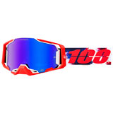 100% Armega Goggle Morpho Frame/Blue Mirror Lens