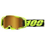 100% ARmatic Goggle Neon Yellow Frame/Gold Mirror Lens