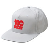 100% Donut Snapback Hat Grey