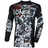 O'Neal Racing Youth Element Attack Jersey Black/White