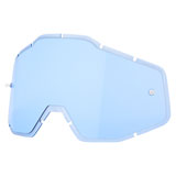 100% Racecraft Plus Injected Replacement Lens with Posts Blue