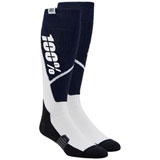 100% Torque Moto Socks Navy/White