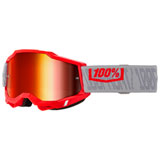 100% Accuri 2 Goggle Gatorback Frame/Red Mirror Lens