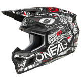 O'Neal Racing 3 Series Attack Helmet Black/White