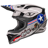 O'Neal Racing 4 Series Wingman Helmet Silver/Black